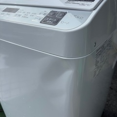 美品 SHARP シャープ 縦型洗濯乾燥機 EX-TX5E 洗濯5.5kg /乾燥3.5kg /ヒーター乾燥　2021年製 一部ヘコミ有りの画像