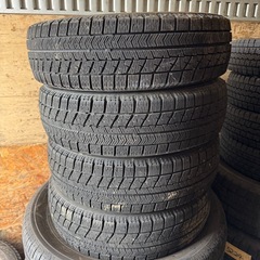 バリ山　BRIDGESTONE VRX 155/65R14 スタッドレス　タイヤ　2020年製　14インチの画像