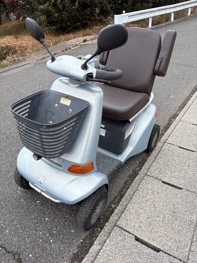 動作確認ok 難あり セニアカー スズキ 持ち上げレバー バッテリー欠品