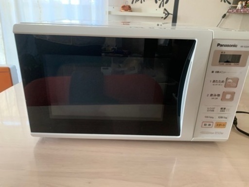 取引先決まりました　パナソニック電子レンジ　2017年製