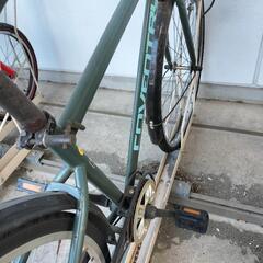パンク済み自転車