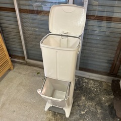 【済】分別ペダルペール 2段 ゴミ箱の画像