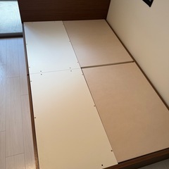 ニトリ　セミダブルベットフレーム　深型引き出しタイプ