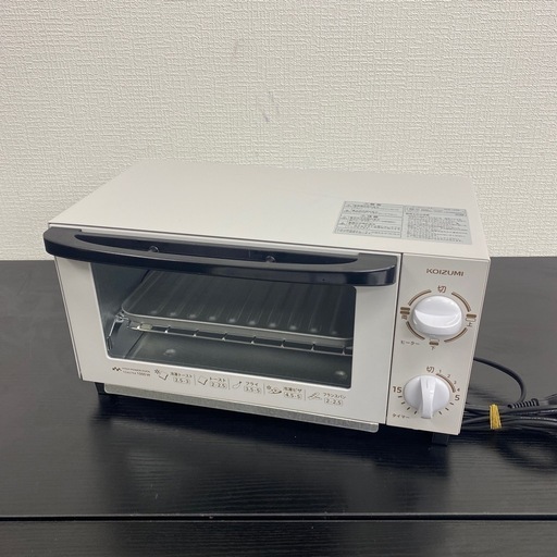 【ご来店限定】＊ コイズミ  オーブントースター　2021年製＊0218-3