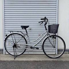 【商談中‼︎】　☆前後タイヤ中古品☆   26型　軽快車　　防犯...