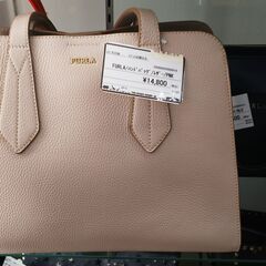FURLA　ハンドバッグ　レザー　ピンク　IKZ-390