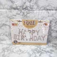 【新品未使用】アルファベット バースデーバルーン パーティー 飾り付け 誕生日 バルーンの画像