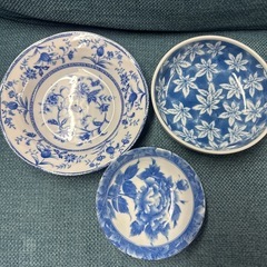 花柄食器/3点セット/新品未使用/0円