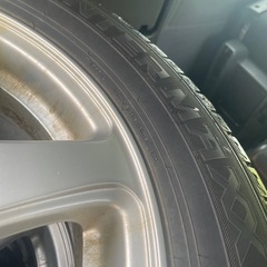 DUNLOP WINTER MAXX 16インチ 5穴 205/60R16 ダンロップ  スタッドレスタイヤ　ウインターマックス　冬タイヤ　 アルミホイール付き　VOXY着用　バリ溝　2021年製 室内保管 の画像