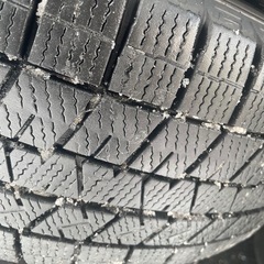 DUNLOP WINTER MAXX 16インチ 5穴 205/60R16 ダンロップ  スタッドレスタイヤ　ウインターマックス　冬タイヤ　 アルミホイール付き　VOXY着用　バリ溝　2021年製 室内保管 の画像