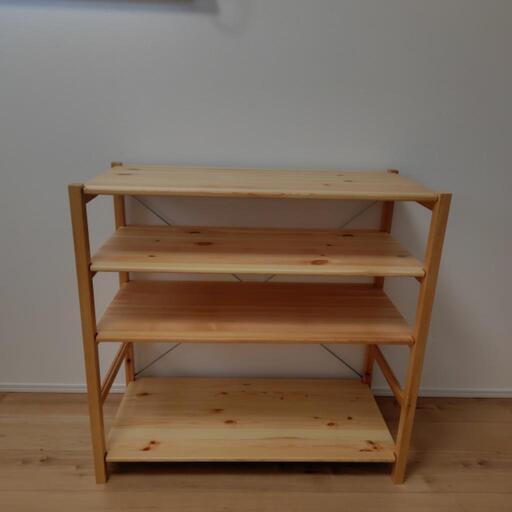 無印良品　パイン材ユニットシェルフ　美品