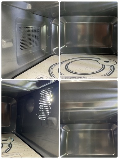 R722 ☀️ Eangle 電子レンジ （18L ヘルツフリー） 21年製 ANG-MO-B5 ⭐ 動作確認済 ⭐ クリーニング済