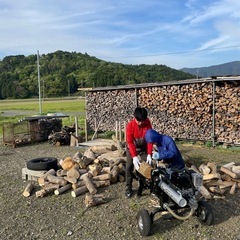 薪ストーブ　薪　サウナ　軽トラ一杯　キャンプ　焚き火の画像