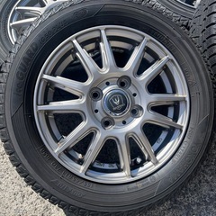 軽自動車　スタッドレス　アルミホイール　13インチの画像