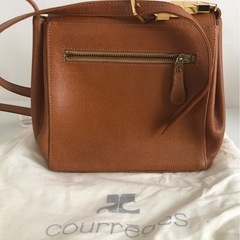 M【中古品】ヴィンテージ coureges クレージュ ショルダーバッグ ブラウン クロスボディバッグ レディースの画像
