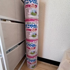 すこやか ミルク缶 空缶