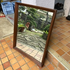 軍払い下げ品カガミ。　高さ76センチ横61センチ