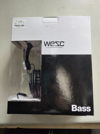 ヘッドフォン　WESC　Bass　未使用　音楽　ゲーム　ジャングルジャングル良品館