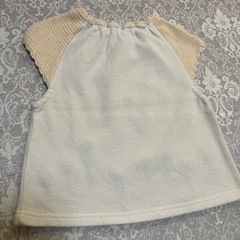 女の子 暖かチュニック　重ね着　PAPPの画像