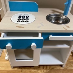 お店屋さんごっこ ままごとキッチン 木製 リバーシブル Cook＆store core コアの画像