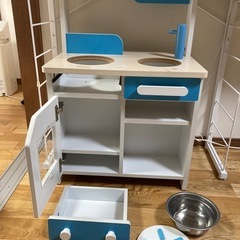 お店屋さんごっこ ままごとキッチン 木製 リバーシブル Cook＆store core コアの画像