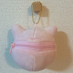 ポケモン ミュウ  ファスナー付きマスコットキーホルダー ポーチ機能付きの画像