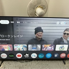 チューナーレステレビ 43型 4K TCL 43P63E 2022年製 