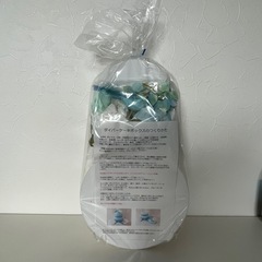 f●■★ダイパーケーキボックス２段タイプ/おむつケーキ手作りキット【ブルーフラワー＆小鳥】の画像