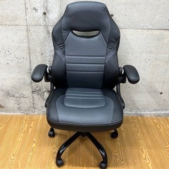 B ナフコTWO-ONESTYLE プロテクトレザーチェア 合成皮革 Eタフコート ゲーミングチェア オフィスチェア エム・エム・トーレーディングの画像