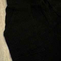 ブラックリブパンツの画像