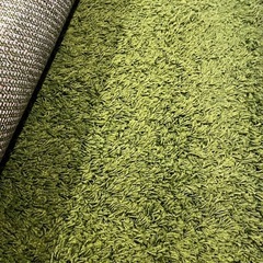 ラグ・グリーン・IKEAの画像