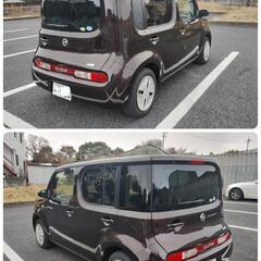 商談中🟤総額15万円🤎📢車検付き🚗オシャレなキューブ✨スマートキー Bluetooth ETCの画像