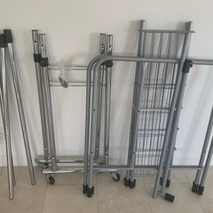 押入収納ラック+ハンガーラック