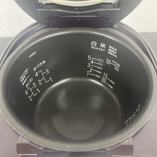 【ご来店限定】＊日立 5.5合炊き 炊飯器 2019年製＊0218-7