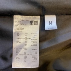 値下　ユニクロ　ダウンコート　レディース　M ブラウン　ダウンの画像