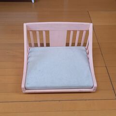未使用訳あり ペット　ベッド　マット　寝具　ベンチ ピンク　小型犬　クッション　あご枕　犬用品　猫用品の画像