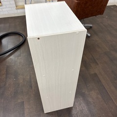 ３段カラーボックス　アイボリーの画像