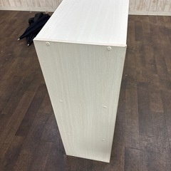 ３段カラーボックス　アイボリーの画像