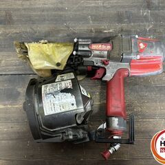 【中古】MAX HN-90 高圧釘打ち機 ケース・付属品付