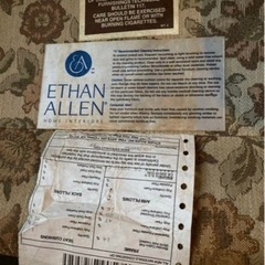 ETHAN ALLEN イーセンアーレン　一人がけソファの画像