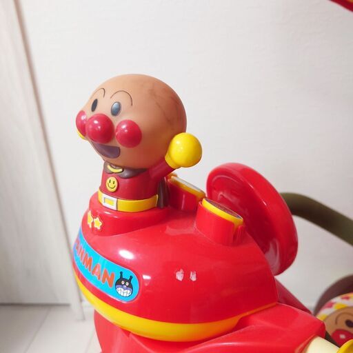 それいけ！アンパンマンデラックスⅡ　レッド Amazon.co.jp: ジョイパレット(JOYPALETTE) 三輪車 それいけ