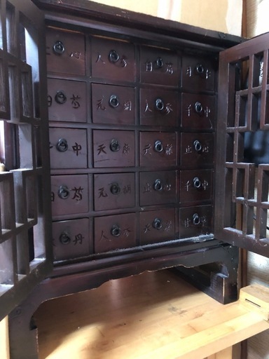 李朝薬箪笥　薬タンス　アンティーク