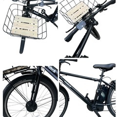 ★美品　Peltech ペルテック TDA-712L 電動自転車 ブラック サイクリング アウトドア　電動アシスト自転車 27.5インチ　バッテリー24V の画像