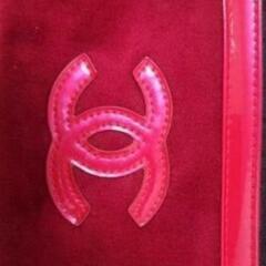 シャネル♥CHANEL♥コスメライン♥ノベルティポーチ♥レッド♥ロゴ ♥の画像