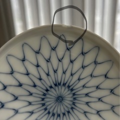 未使用　保管品　青い網目模様 湯飲み 4個セット　龍峰窯の画像