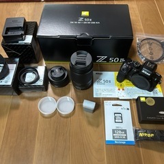 nikon Z 50iiダブルズームキット＋MH-32＋100周年記念シューカバーの画像