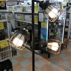★ジモティ割引あり★ 照明スタンド リモコン付き 黒 W(幅)44.0×D(奥行き)25.0×H(高さ)165.0cm ※クリーニング済みの画像