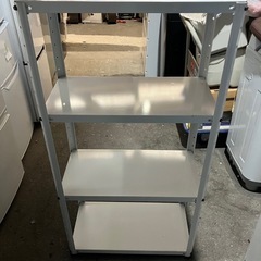 ☆値下げ☆K2502-585 スチールラック ホワイト キズ汚れ有り