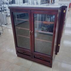 新生活応援セール！★ジモティ割あり★ カリモク 収納棚 赤茶 H...