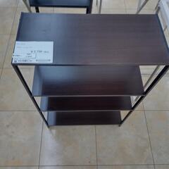 ★ジモティ割あり★  フリーラック ダークブラウン H95.5×D28×W62 クリーニング済み OJ8020の画像